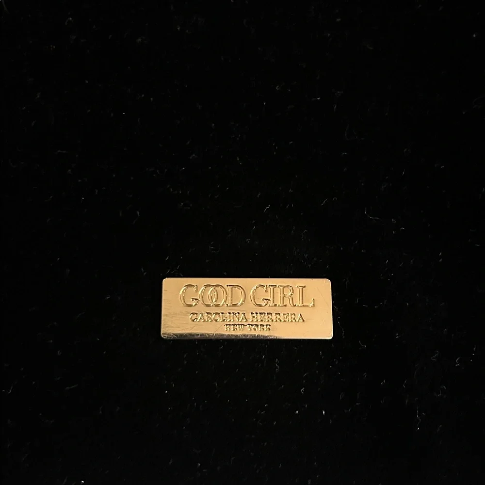 Carolina Herrera Black Velvet with Gold Accent - Picture 2 of 4